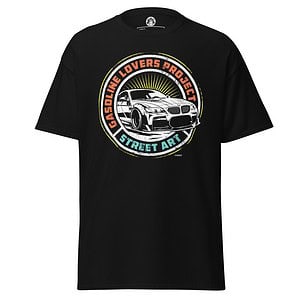 Gasoline Lovers Project - BMW Street Art E90 - Classic Men's Tuning-Shirt